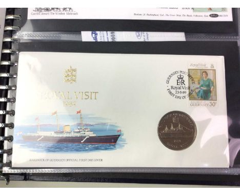 COLLECTION OF STAMPS, comprising an album of first day covers, an album of world stamps, and further loose