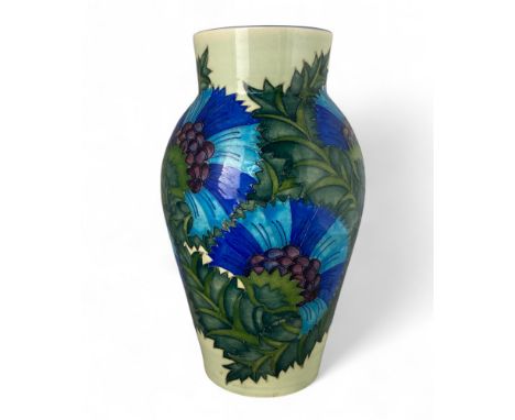 A Dennis China Works vase designed by Sally Tuffin after a design by William De Morgan, 1996
Of baluster form, 27cm high