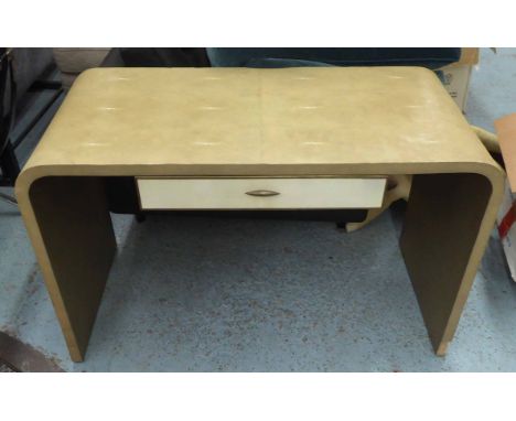 JULIAN CHICHESTER RENE CONSOLE, faux shagreen finish, 120cm x 55cm x 77cm (with slight faults)