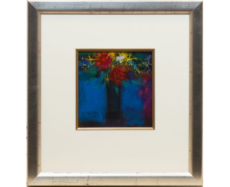 * FRANCIS BOAG, WEE BLUES 2 oil on canvas board14cm x 15cm Mounted, framed and under glass.Provenance: Purchased in 2005 from