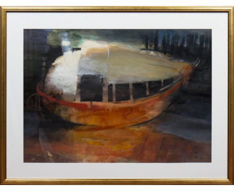 * MICHAEL WINDLE (SCOTTISH b 1958), THE AFRICAN QUEEN, DIABAIG II watercolour, signed and dated '85 78.7cm x 91cm (31 x 36 in