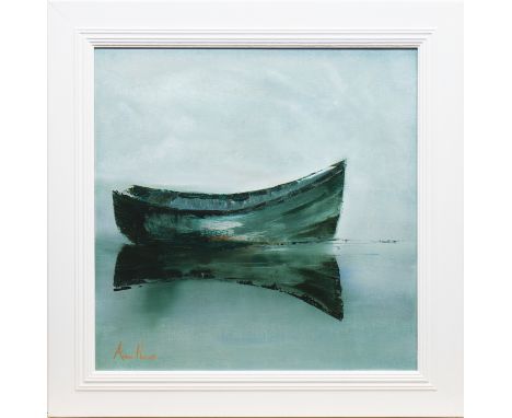 ANNE HEWITT,EMERALD REFLECTIONoil on linen, signed50cm x 50cmFramed