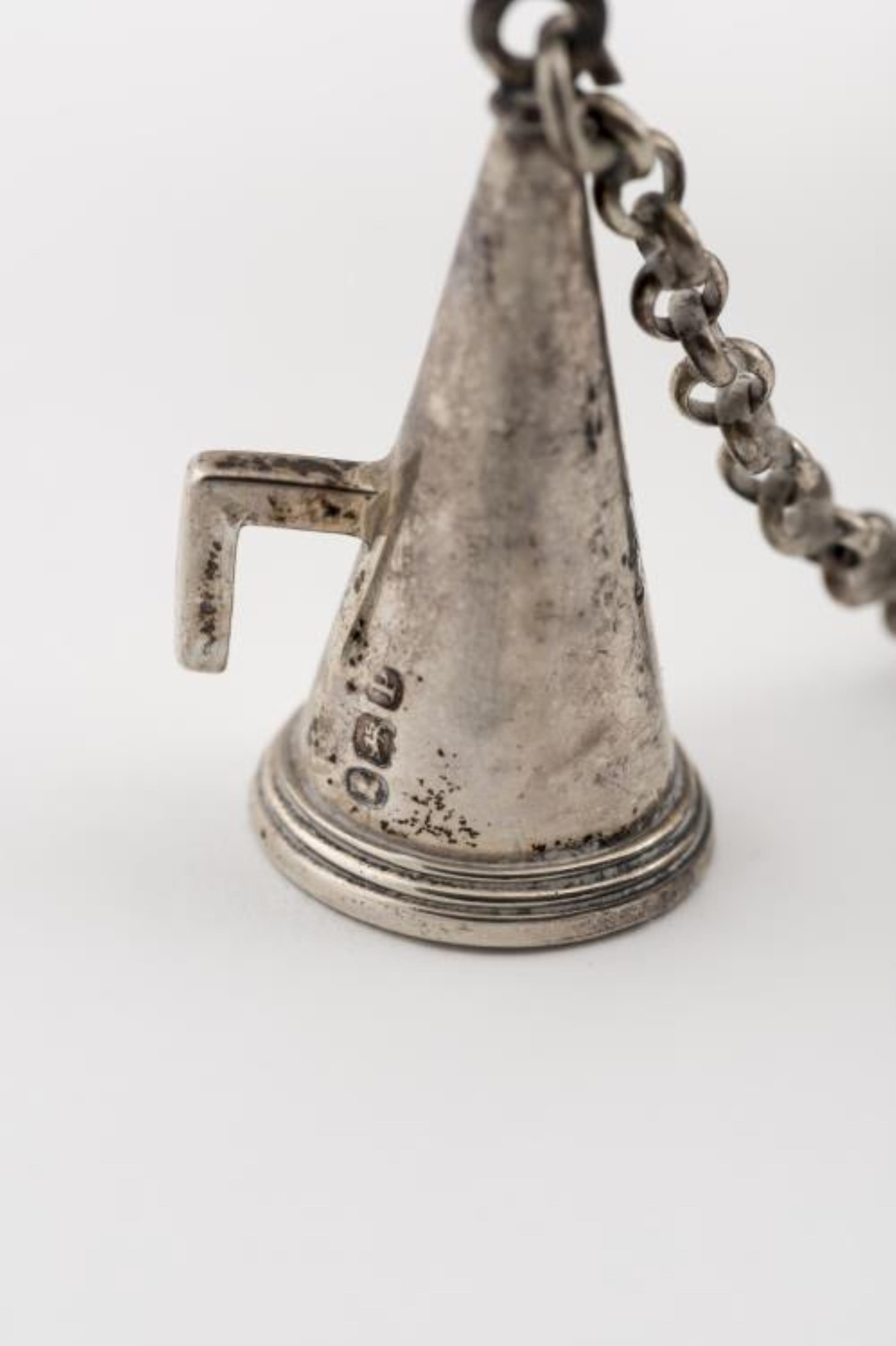 Fermoir à Main Ancien Années 1900 Londres – Argent Sterling, Style Bourse, Gris