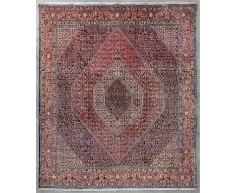 An Oriental hand-made carpet, Bidjar.Dimensions:(D:291 x W:248 cm)