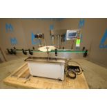 S/S Inline Small Bottle Capping Machine, 10 Station, with 4" W Infeed/Outfeed Conveyor, CR Mounted