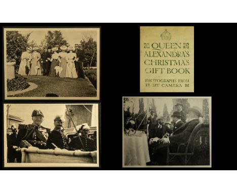 Vintage Book 'Queen Alexandra's Christmas Gift Book' published by the Daily Telegraph in 1908 from Queen Alexandra's own came
