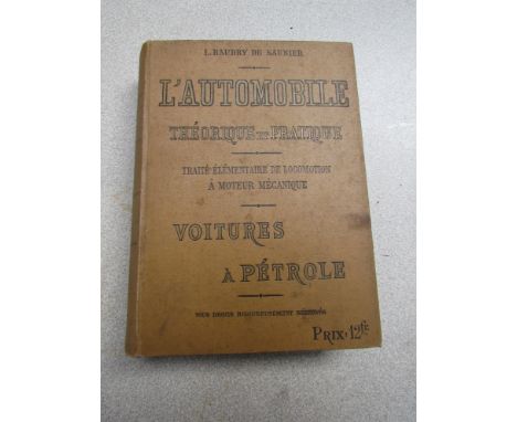L 'Automobile' by L. Baudry De Saunier, 1900