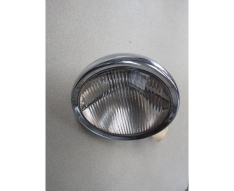 A chromed Lucas 'King of the road' lamp 23cm diameter 