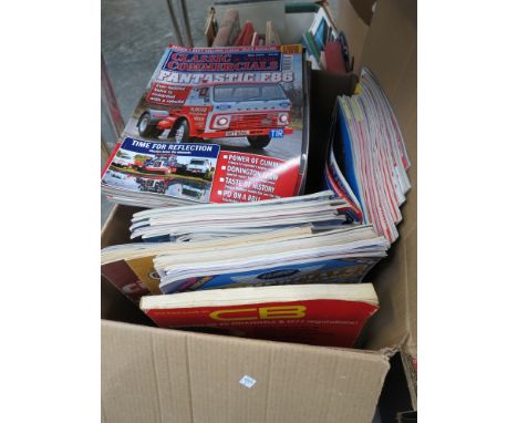 A large qty of mixed magazines including Classic commercials, Truck and Driver and The Automobile etc 