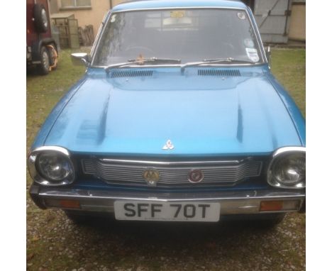 A VINTAGE MITSUBISHI COLT LANCER GL ESTATE - 1979, blue, registration SFF 70T, V5 present - original owner from new, mileage 