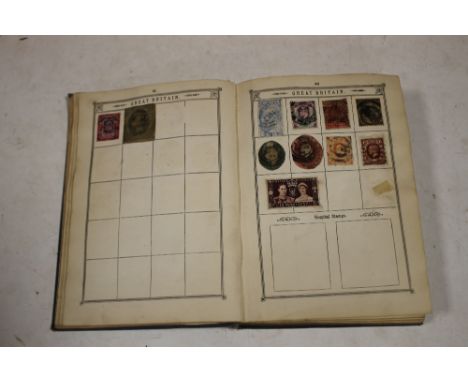 A VINTAGE LINCOLN STAMP ALBUM