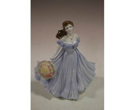 A ROYAL WORCESTER SUMMER ROMANCE FIGURE 'LAURA'