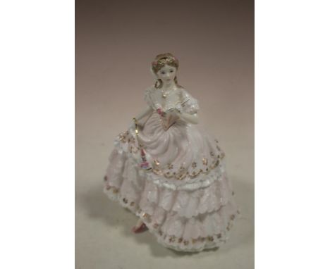 A ROYAL WORCESTER 'THE FAIREST ROSE' FIGURE 