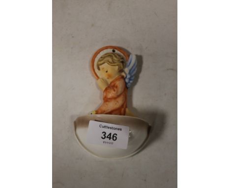 A SMALL GOEBEL CERAMIC WALL POCKET 