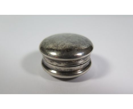 An Edward VII Silver Patch Box, Birmingham 1907, C&N