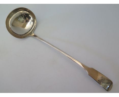 A George III Scottish Silver Soup Ladle, Edinburgh 1818, William Marshall, 177 g, 36 cm