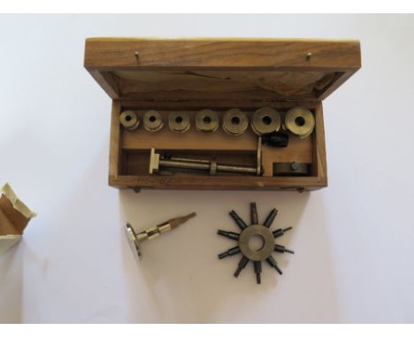 Watchmaker's Mainspring Winding Set, tightening tool etc