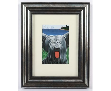 KATZ, Alex, "Sunny", Kunstportkarte in Farboffset, 14 x 10, 1971, handsigniert, R. 