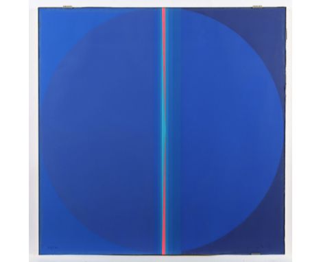 QUINTE, Lothar, "o.T.", Farbserigrafie, ca. 70 x 70, nummeriert 67/90, handsigniert und datiert '69, läs., R. 