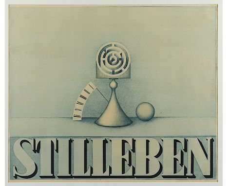 MECKSEPER, Friedrich, "Stilleben", Farboffset, 57 x 68, handsigniert, besch., R. 