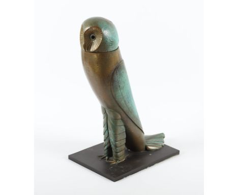 WUNDERLICH, Paul, "Eule", Bronze, H 34,5, am Sockelrand hinten nummeriert 352/480 und signiert, mit ARTES-Zertifikat 