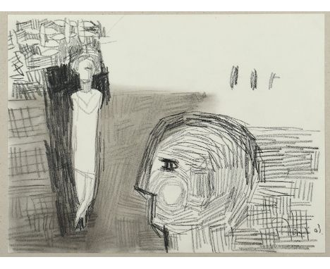 DIERS, Thierry (*1954), "o.T.", Bleistiftzeichnung, 22 x 27, unten rechts signiert und datiert 2003, R. 