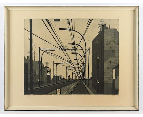 EGLAU, Otto, "Berlin", Original-Radierung, 50 x 61, nummeriert 12/50, handsigniert und datiert '60, R. 