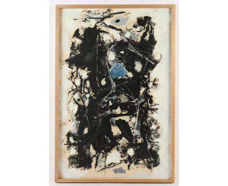 SIEPMANN, Heinrich, "o.T.", Öl, Tempera/Papier, 73 x 49, unten rechts signiert und datiert '62, R. 