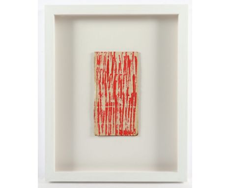 ZANGS, Herbert, "o.T. - Scheibenwischer", Collage mit bemaltem Karton, 26 x 14, handsigniert, R. 