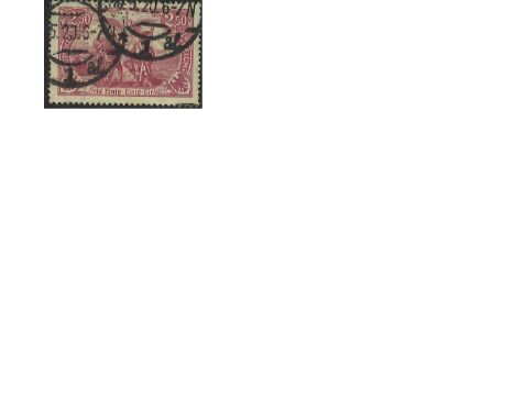 Vintage Rare Stamp Germany 1916 used SG116A 2M 50 Red catalogue value £1100. Good condition 