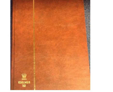 British Commonwealth stamp collection 21 pages of stamps in Brown stock book from countries such as Australia, New Zealand, N