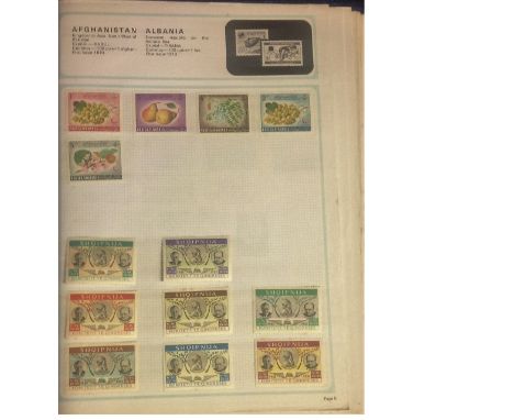 World stamp collection stored in a Stanley Gibbons album over 110 pages includes GB, British Commonwealth and Europe. Good co