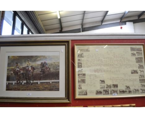 Horse Racing - After D.M. Dent, Stormin' Home, Cheltenham, Master Oats, Merry Gale and Dubacilla in the Cheltenham Gold Cup, 
