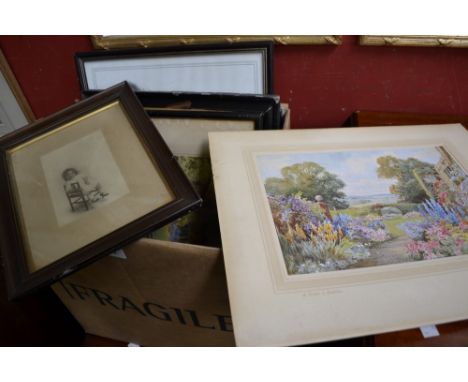 Pictures & Prints - H W Winter, Photographic portrait, Betty aged 1yr 10 months, date 1914;  Cyril Knight, after, The Primros