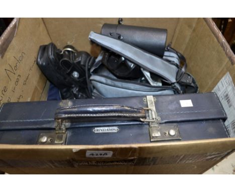 Camera Equipment- a Fujica camera kit in case; a camera bag, camera and accessories; equipment and accessories