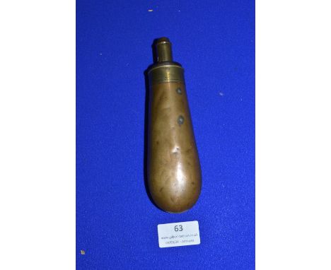 Brass Powder Flask