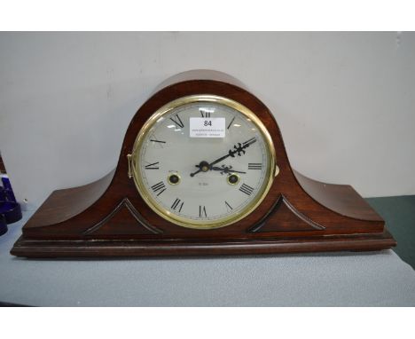 Mahogany 31 Day Mantel Clock