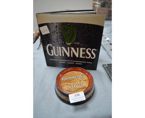 Guinness Ashtray by Ringtons with Guinness Book