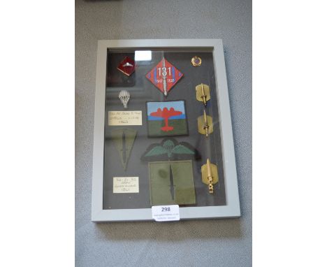 Military Badges of 261 AF Squadron, Army Commando 1941 Badges, etc.