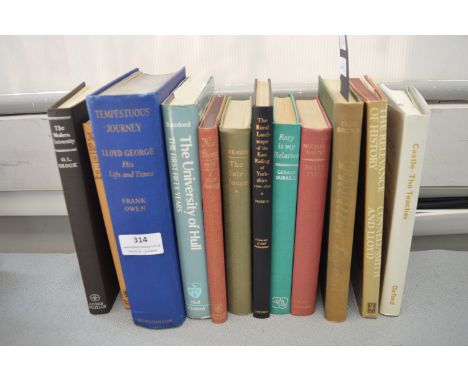 Twelve First Edition Books Including Local History, Theatre, and History etc.