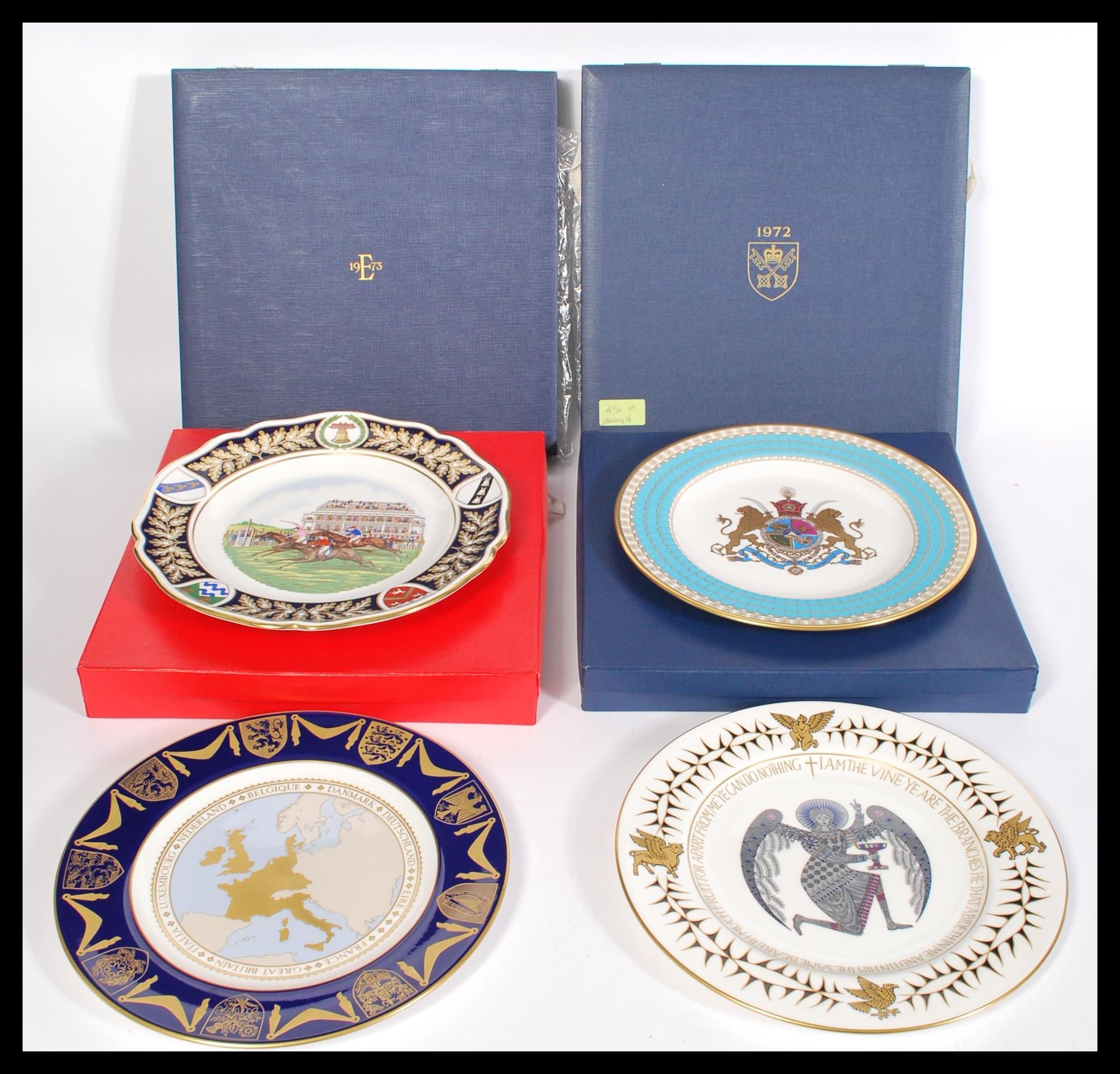 A selection of Spode commemorative plates a commemorative plate for the