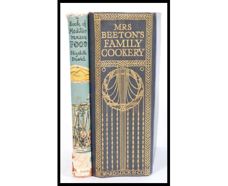 Two vintage cookery books to include 'A Book of Mediterranean Food'&nbsp; by Elizabeth David published by Macdonald (1958) ha