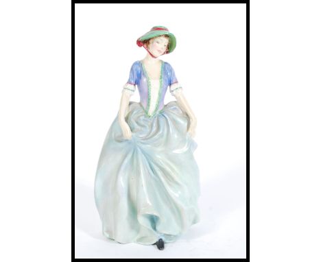 A Royal Doulton ceramic figure entitled Vanessa HN 1836, the&nbsp;Royal Doulton figure by L. Harradine.&nbsp;Stamped to base.