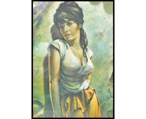 Joseph Henry Lynch (28 October 1911 – 16 January 1989). A vintage retro 20th Century print of a maiden entitled Tanya being f