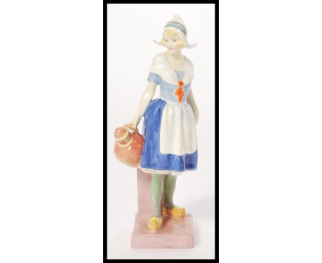 A Royal Doulton ceramic figurine entitled Gretchen, HN1397. Stamped to base. Measures 20cm high.&nbsp;Painted mark to base po