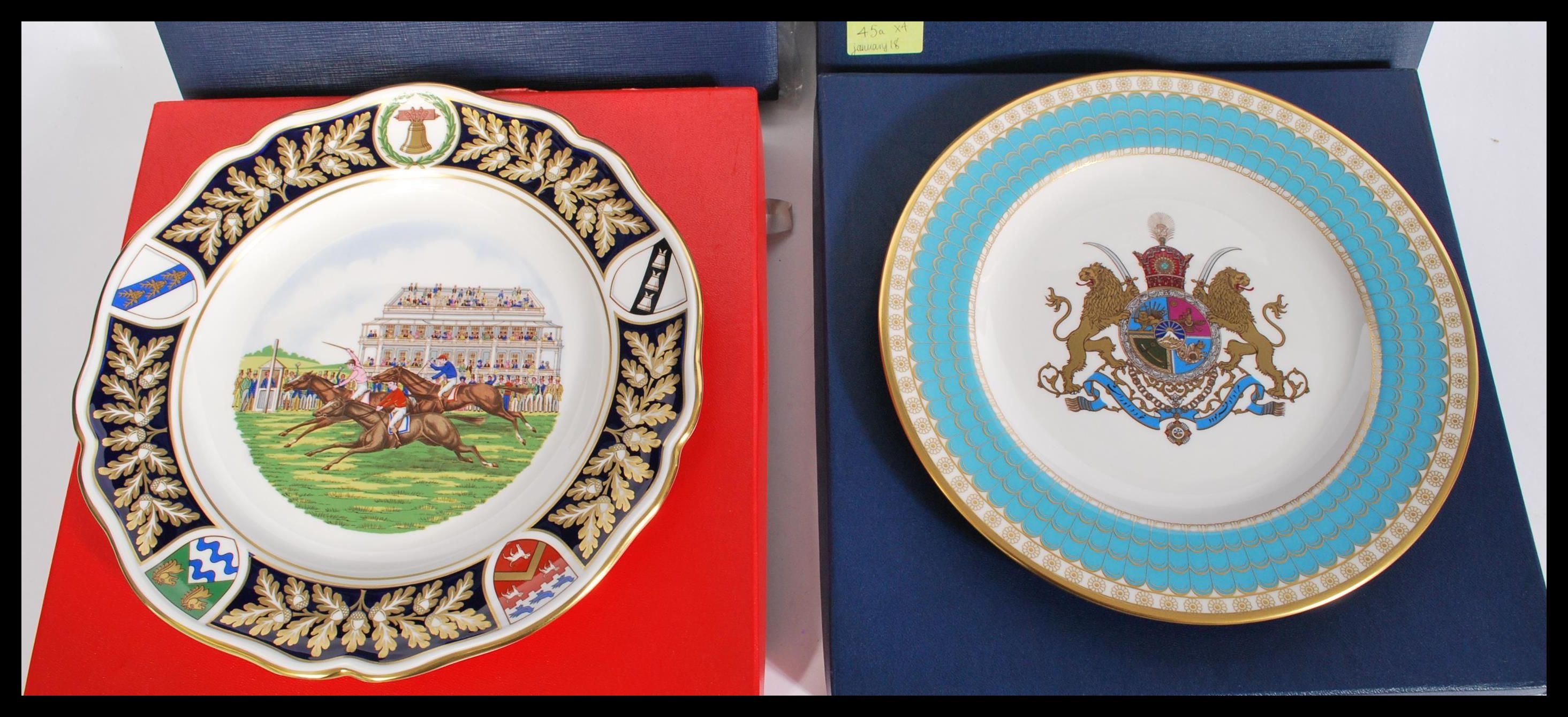 A selection of Spode commemorative plates a commemorative plate for the