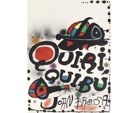 Joan Miro (Spanish, 1893-1983)Quiriquibú  (Mourlot 1100) Lithograph printed in colours, 1976, on Guarro, signed and numbered 