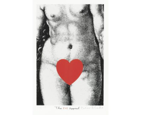 Sir Peter Blake (British, born 1932)Eve Inkjet print in colours, 2019, on Somerset Satin, signed and numbered 26/75 in pencil