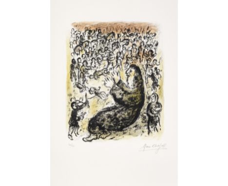 Marc Chagall (1887-1985)Jérémie (Mourlot  970) Lithograph in colours, 1980, on Arches wove, signed and numbered 36/50 in penc