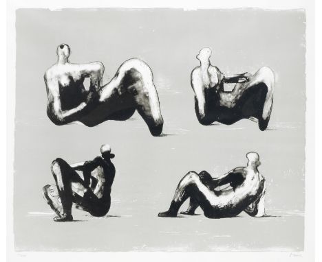 Henry Moore O.M., C.H. (British, 1898-1986)Four Reclining Figures, from 'Omaggio a Michelangelo' (Cramer 333) Lithograph prin
